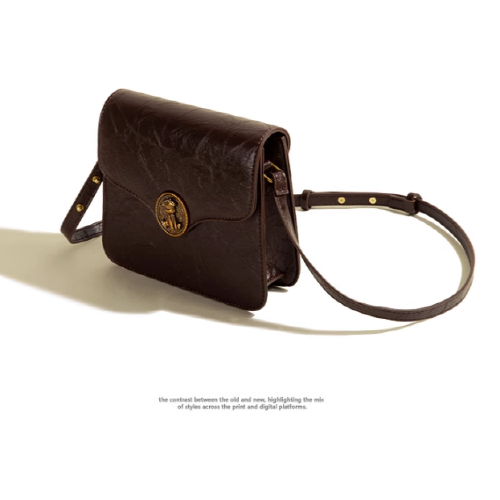 Vintage Pooch Square Crossbody