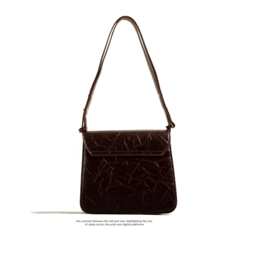 Vintage Pooch Square Crossbody