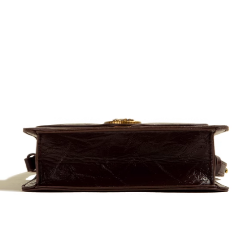 Vintage Pooch Square Crossbody
