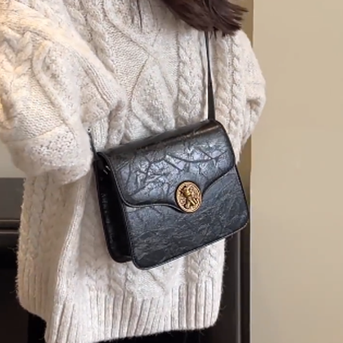Vintage Pooch Square Crossbody