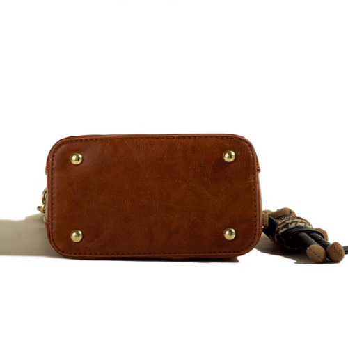 Retro Strap Crossbody Bucket Bag