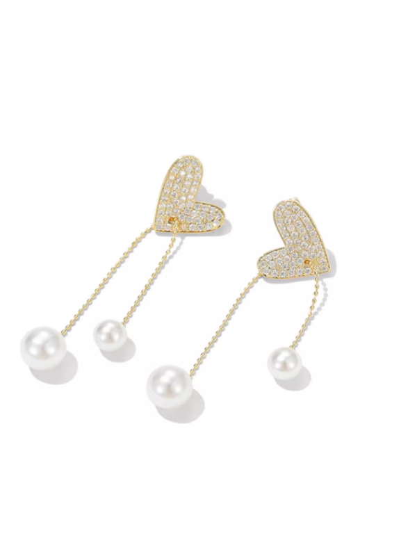 Love Heart Surgical Earrings