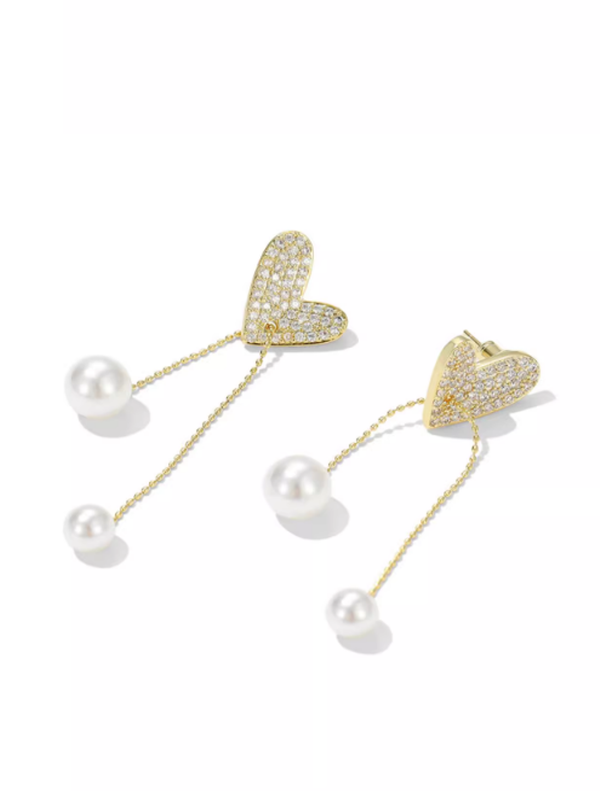 Love Heart Surgical Earrings