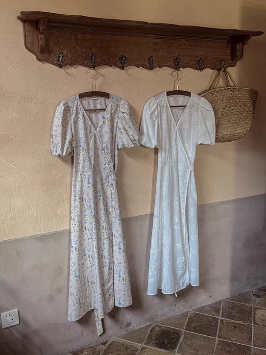 Ava's Ivory Whisper Cottage Summer Dress
