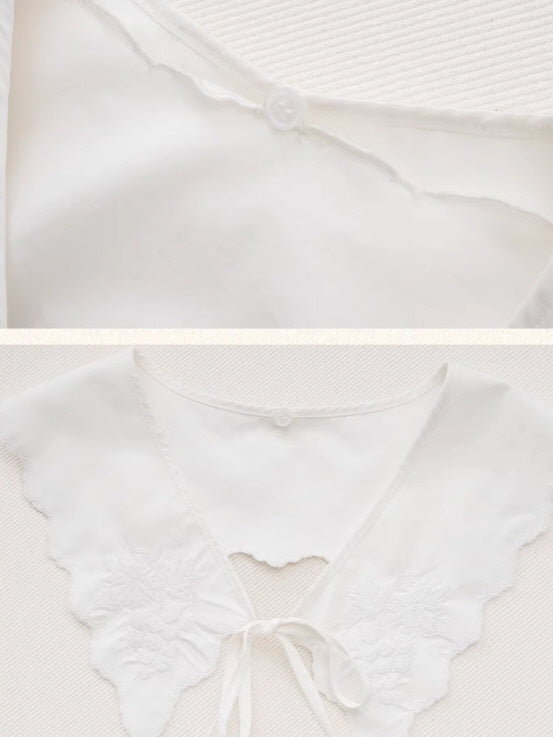 Emma's Romantic Pink Collar Blouse