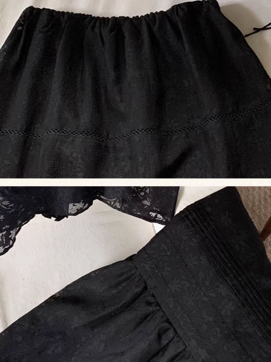 Lila's Midnight Bloom Skirt