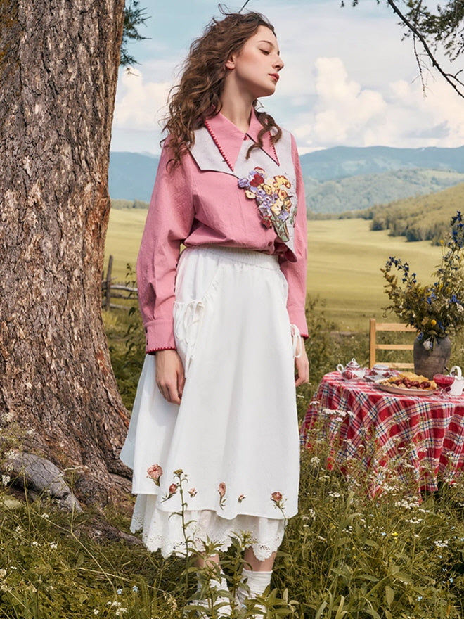 Blossom Meadow Layered Skirt
