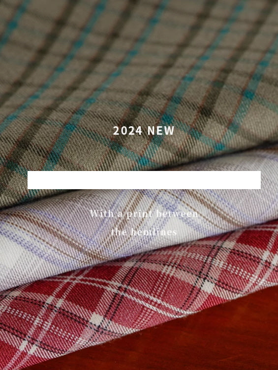 Vintage Plaid Wrap Red Checkered Skirt