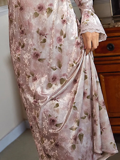 Velvet Rose Blossom Nightdress