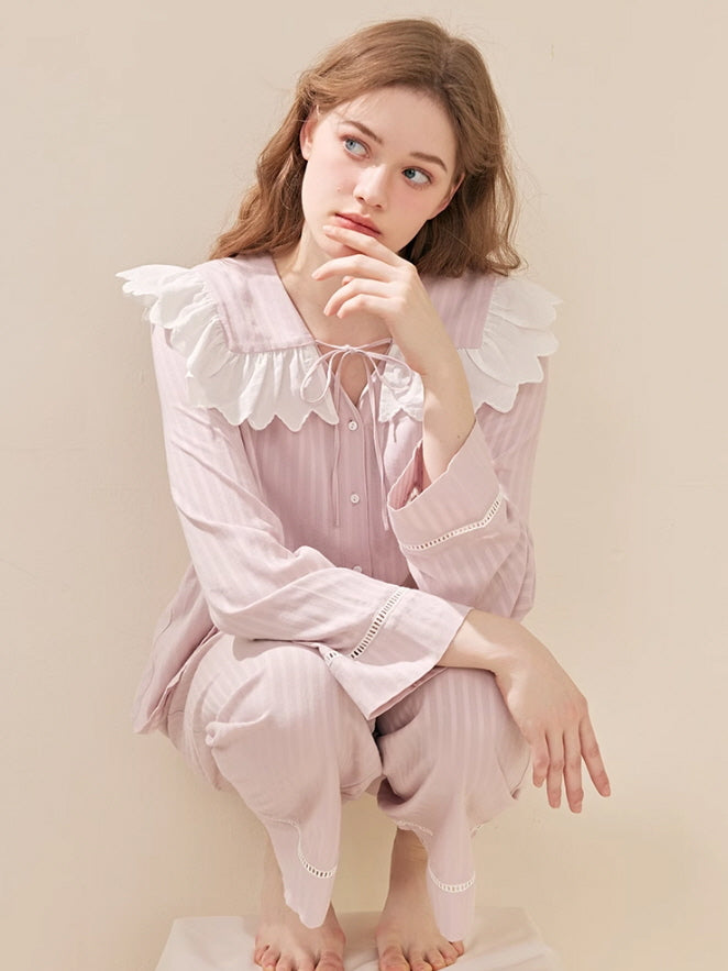 Pastel Ruffle Dream Pajama Set