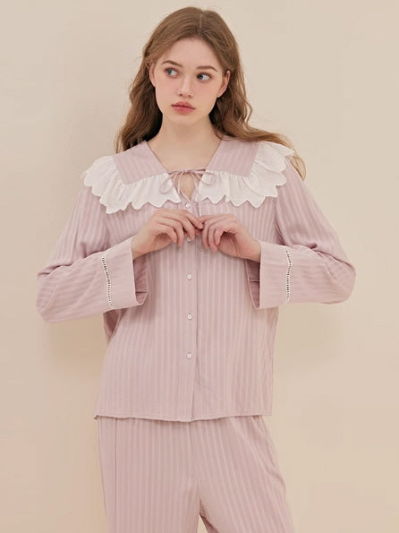 Pastel Ruffle Dream Pajama Set