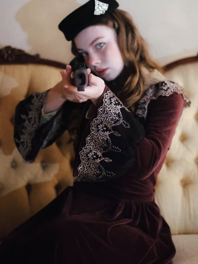 Royal Velvet Enchantment Dress