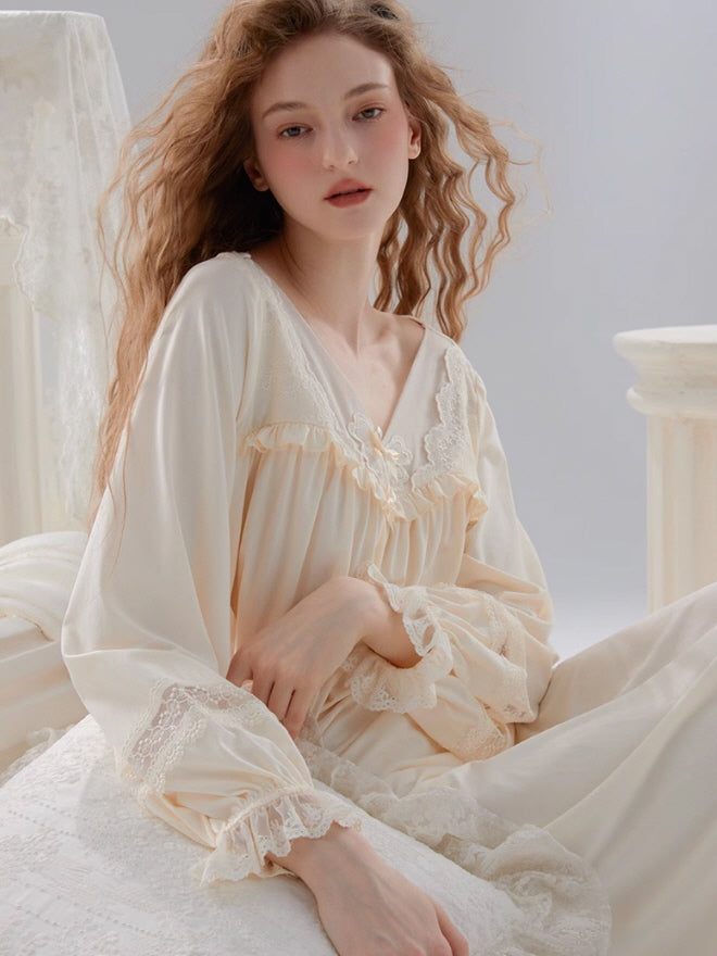 Celestial Lace Dream Nightgown