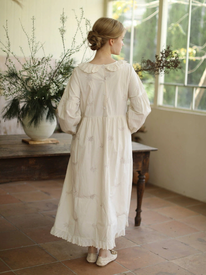 Cottagecore Garden Bloom Cotton Dress