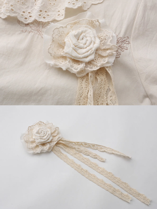 Cottagecore Garden Bloom Cotton Dress