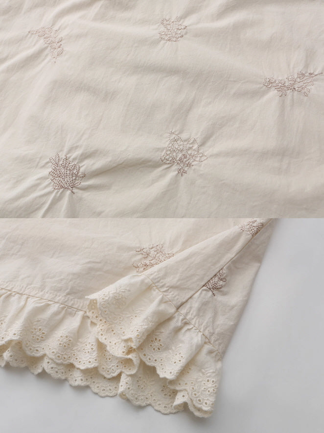 Cottagecore Garden Bloom Cotton Dress