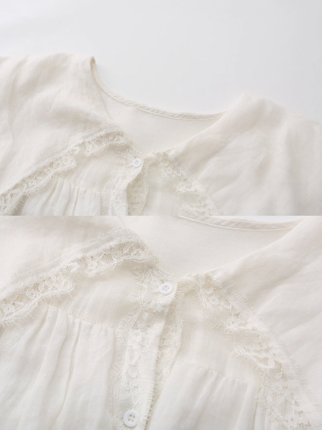 Linen Cloudlight Cottage Dress