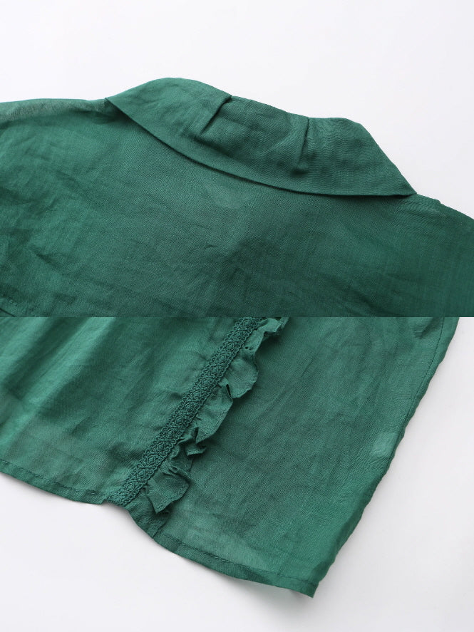 Blooming Petals Embroidered Blouse