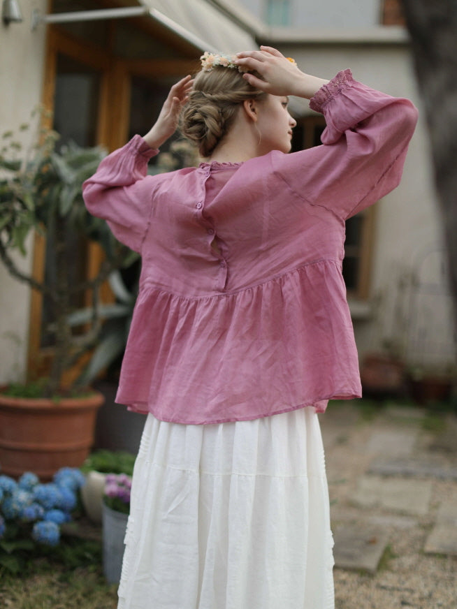 Wildflower Garden Embroidered Blouse