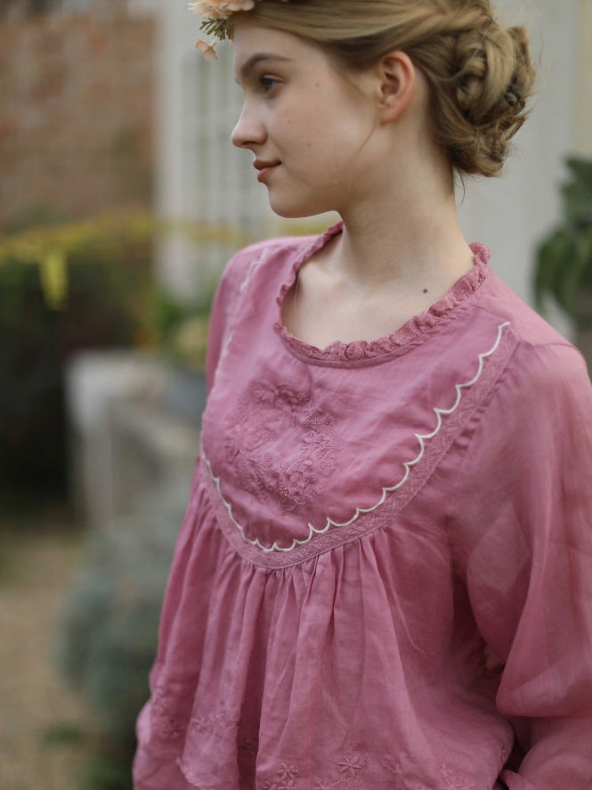 Wildflower Garden Embroidered Blouse
