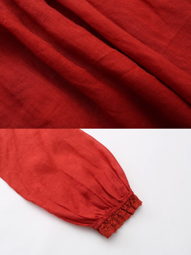 Wildflower Garden Embroidered Blouse