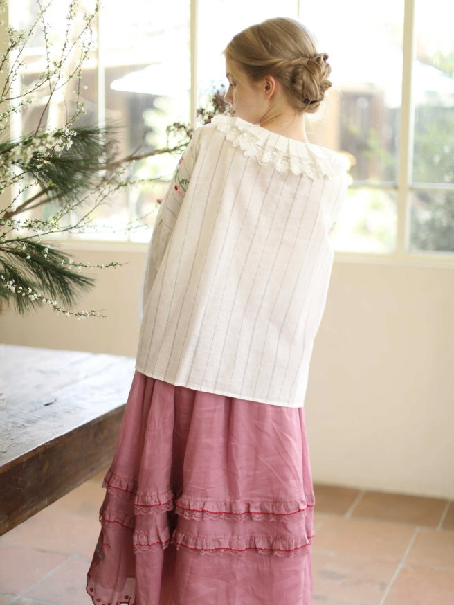 Striped Meadow Bloom Blouse