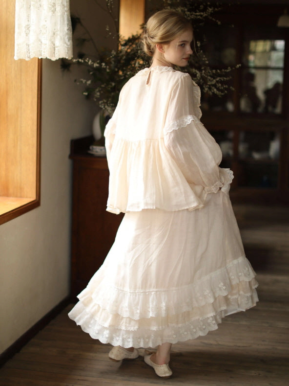 Vintage Rose Garden Blouse