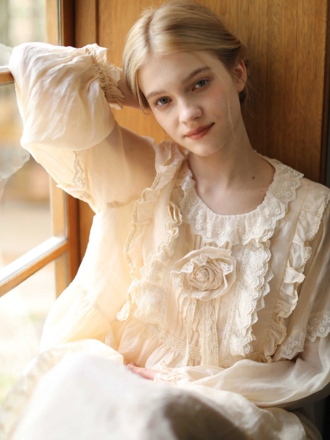 Vintage Rose Garden Blouse