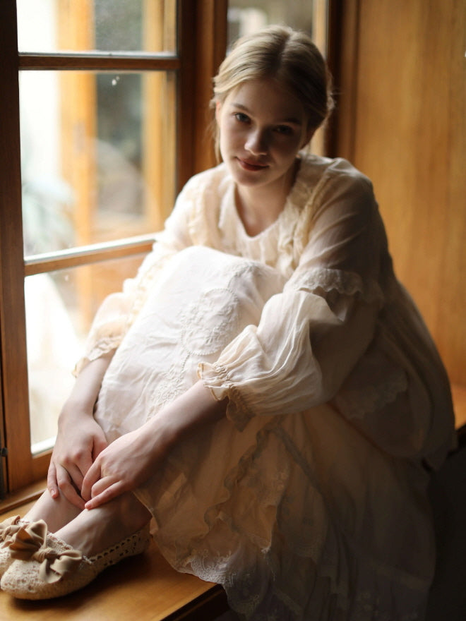 Forest Whisper Embroidered Ramie Skirt