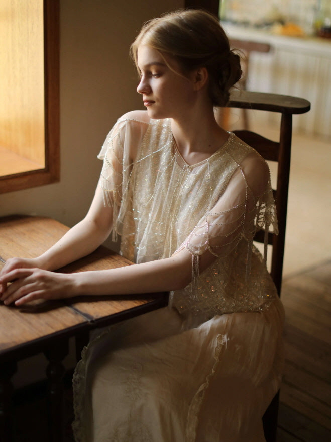 Pearl Sequin Sleeveless Top