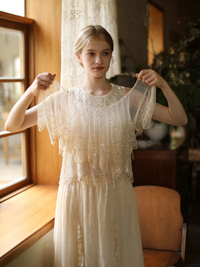 Pearl Sequin Sleeveless Top