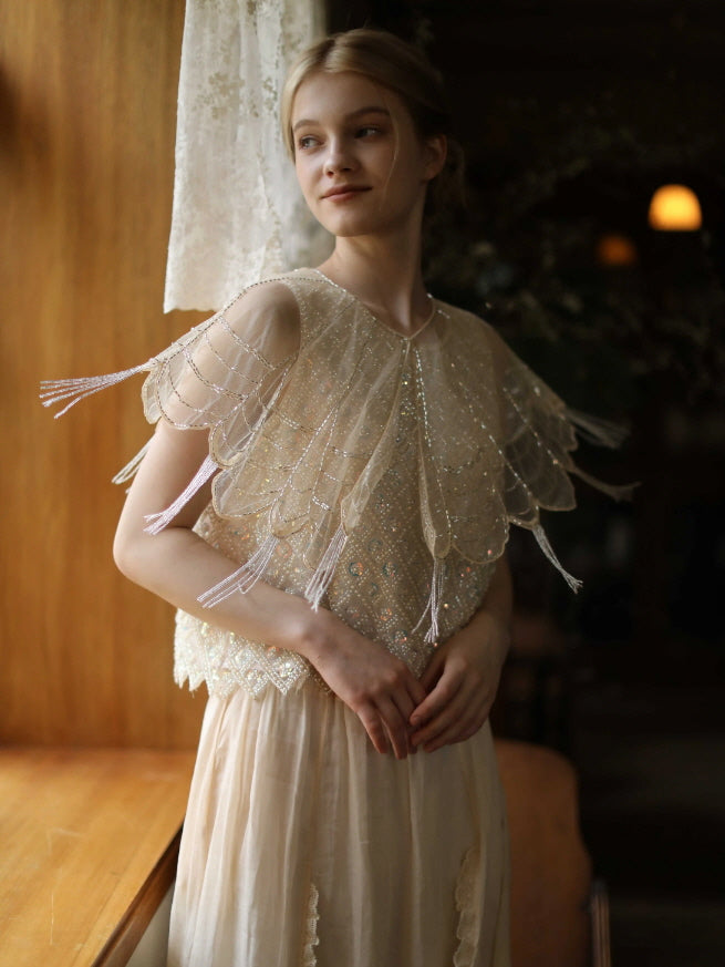 Pearl Sequin Sleeveless Top