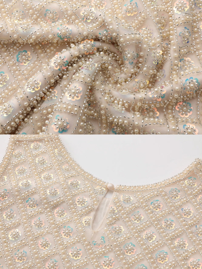 Pearl Sequin Sleeveless Top
