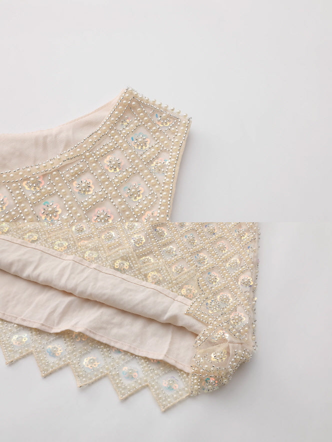 Pearl Sequin Sleeveless Top