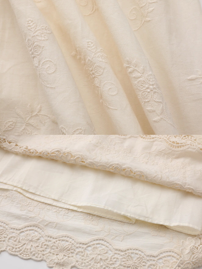 Lace Garden Cotton Petticoat Skirt