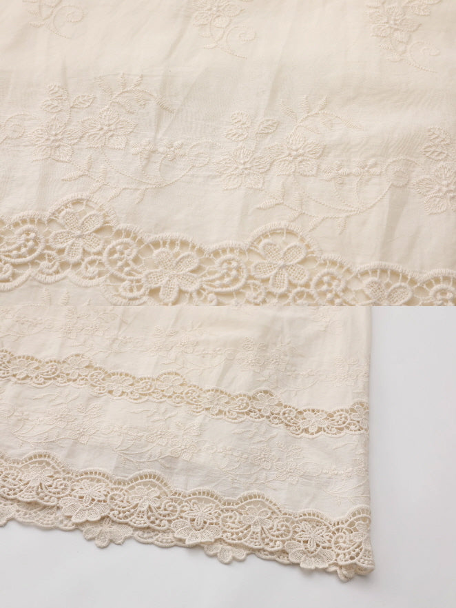 Lace Garden Cotton Petticoat Skirt