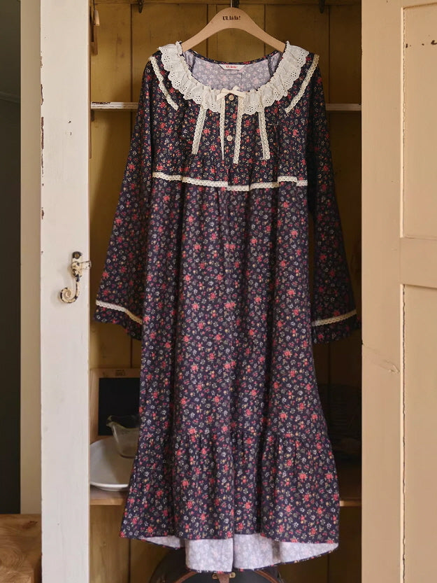 Wildberry Garden Ruffle Nightgown