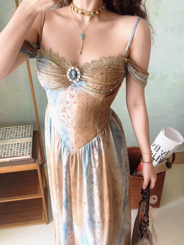 Enchanted Vintage Ocean Gown