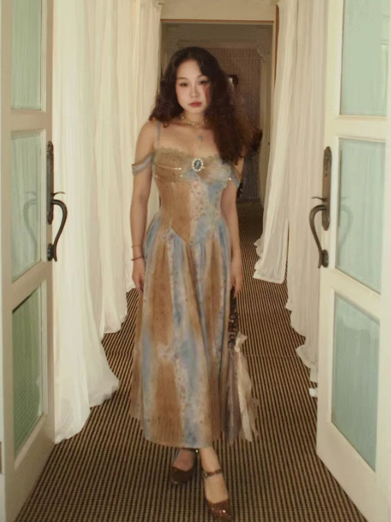 Enchanted Vintage Ocean Gown