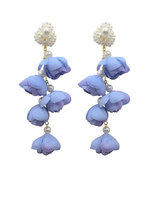 Blooming Pearl Blossom Earrings