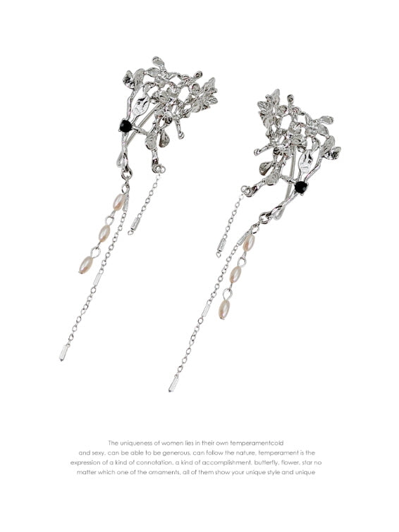Fairycore Crystal Ear Cuff Earrings