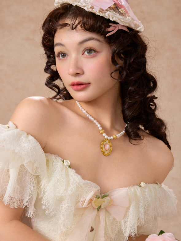 Ivory Lace Princess Corset & Skirt