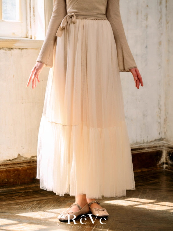 Romantic Layered Tulle Skirt