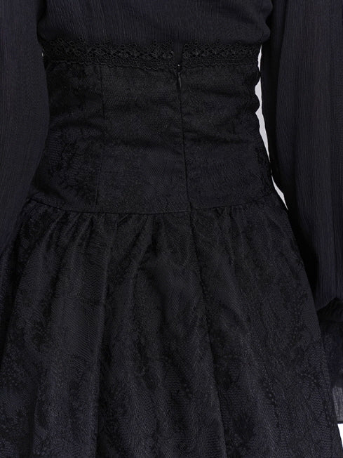 Midnight Lace Gothic Dress
