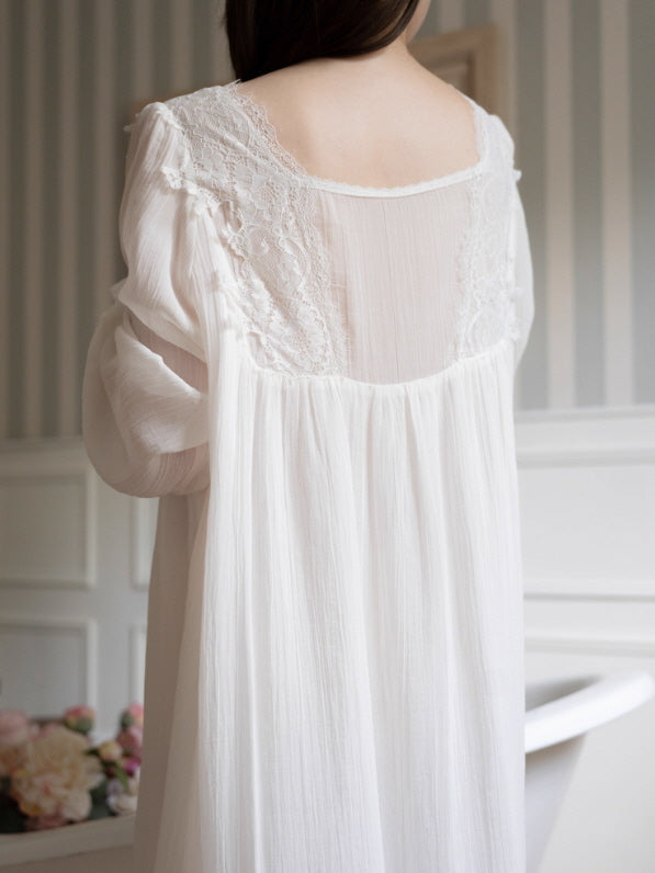 Whispering Lace Vintage Nightgown