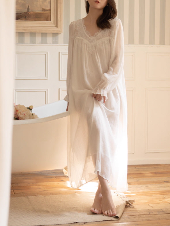Whispering Lace Vintage Nightgown