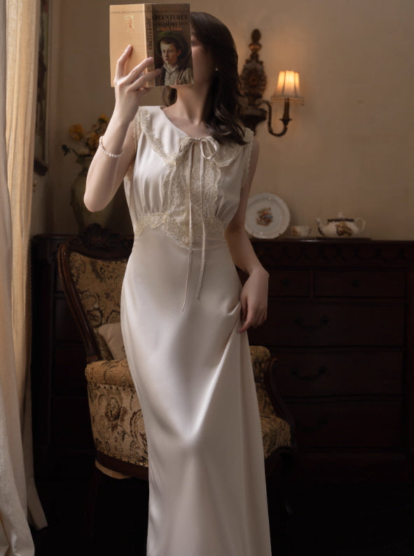 Lace Ribbon Vintage Nightgown