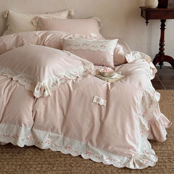Rose Lace Melody Bedding Set