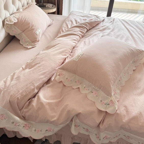 Rose Lace Melody Bedding Set