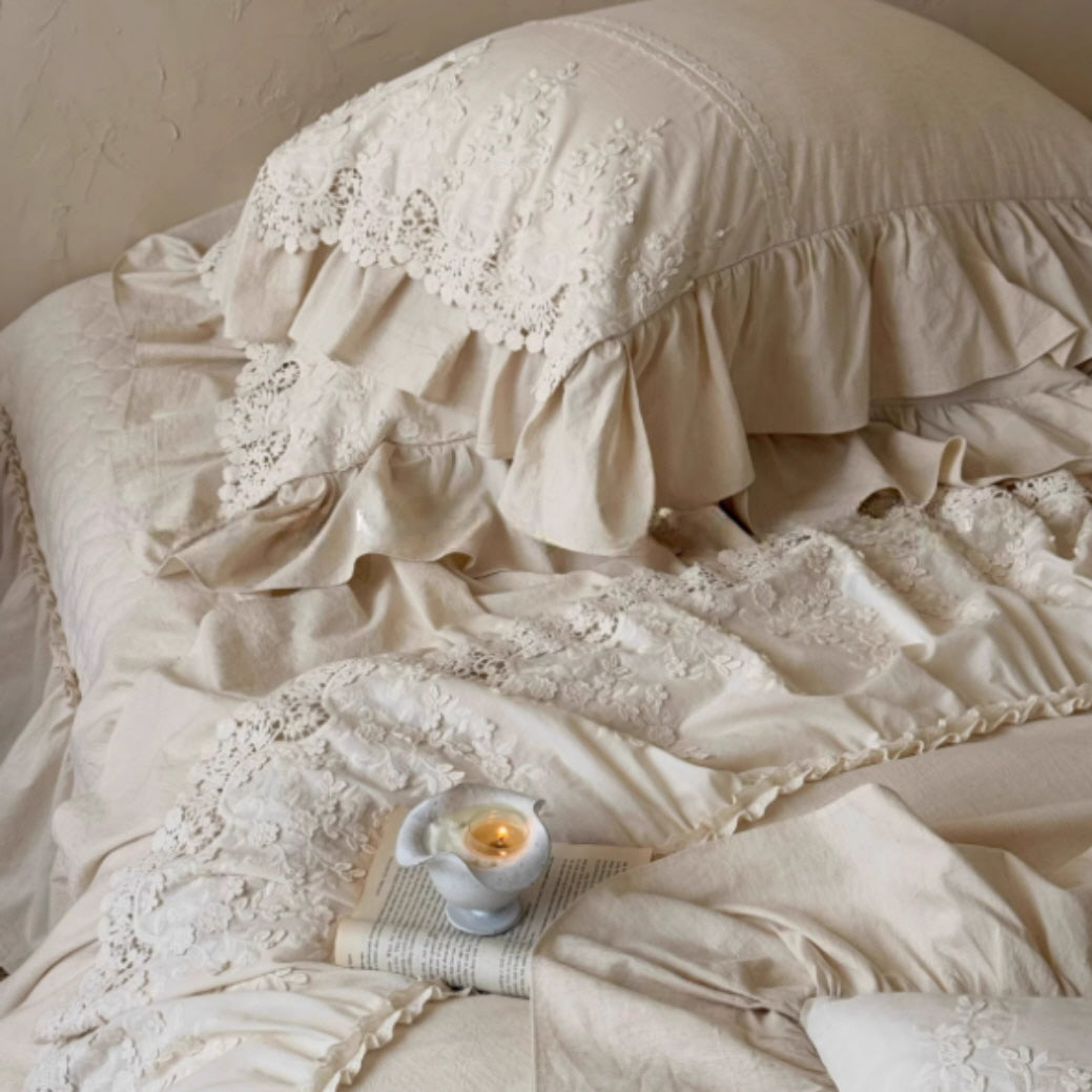 Ivory Lace Reverie Bedding Set